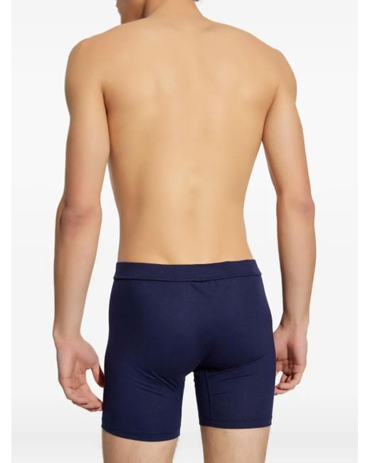 DSquared² Blue Logo-Patch Boxers for men