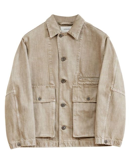 Lemaire Natural Denim Shirt Jacket