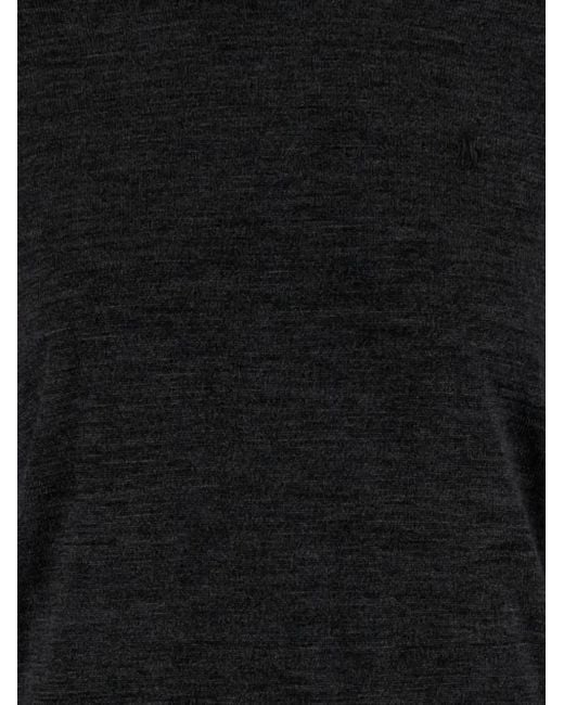 Polo Ralph Lauren Black Crew-Neck Wool Sweater