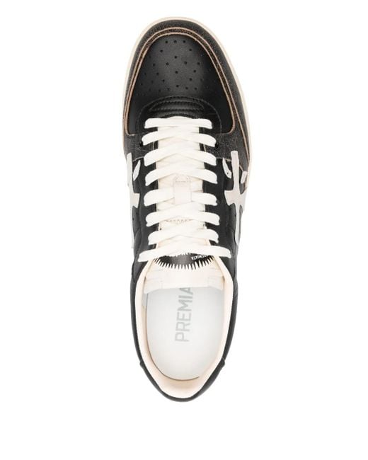 Premiata Black Logo Sneakers for men