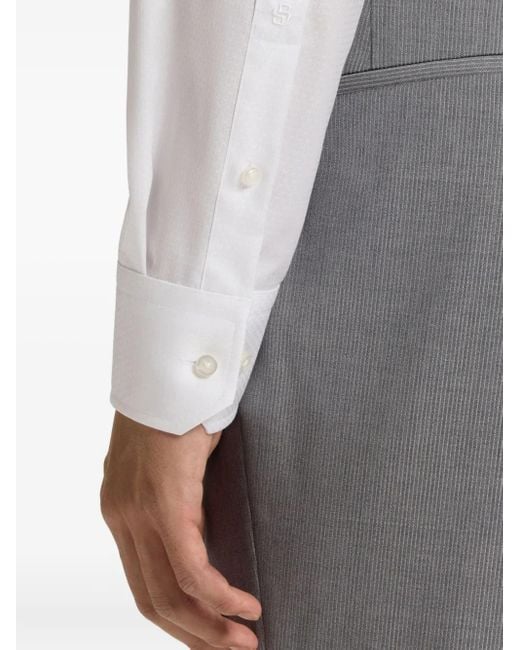 Chemise En Coton Boss pour homme en coloris Gray
