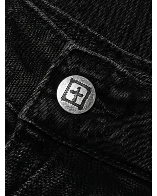 Ksubi Black Van Winkle Asphalt Cherub Jeans for men