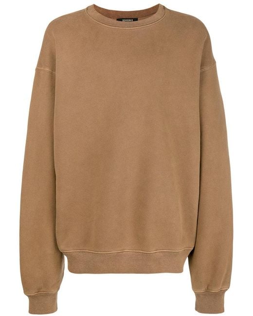 Yeezy Brown Season 6 Crewneck Sweater for men