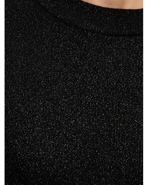 ARMANI EXCHANGE Black Round-Neck Sweater