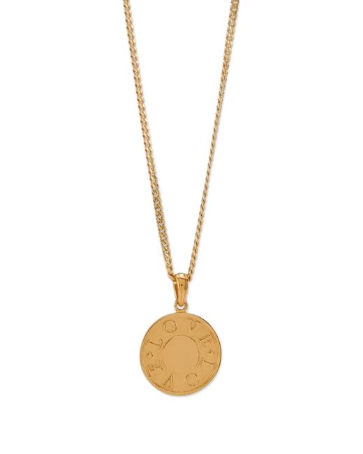 Gwen Beloti Metallic Coin Pendant Necklace