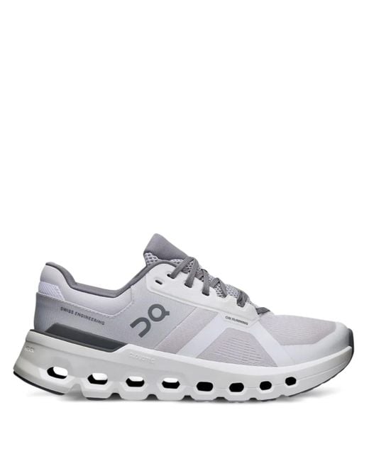 On Shoes White Cloudrunner 2 "Frost/ Sneakers
