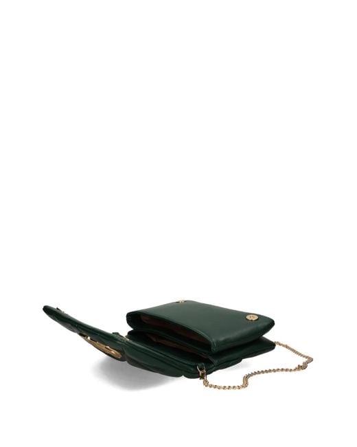 Love Moschino Green Quilted Chain Shoulder Bag