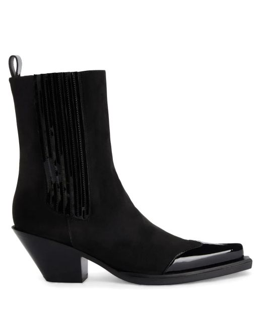 Bottines En Daim Alexandre Vauthier en coloris Black