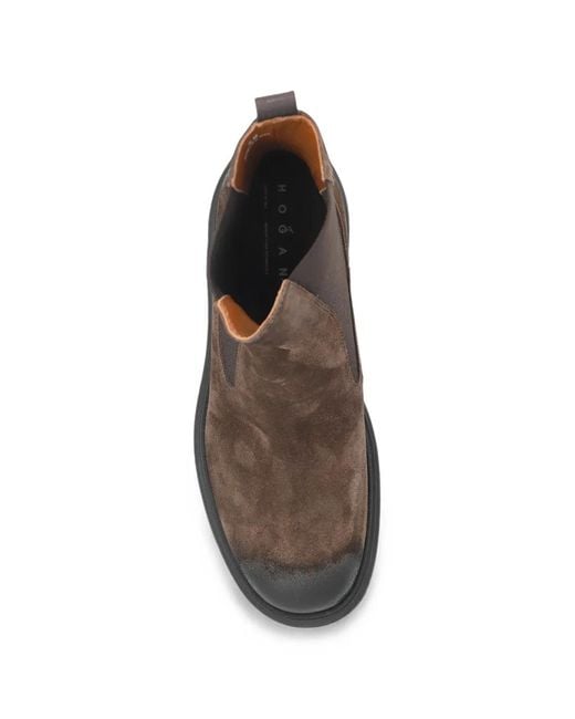 Hogan Black Chelsea Boots H700