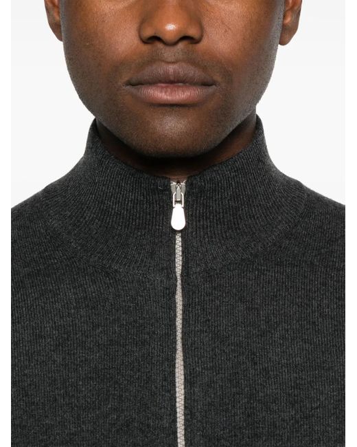 メンズ Brunello Cucinelli カシミア カーディガン Black