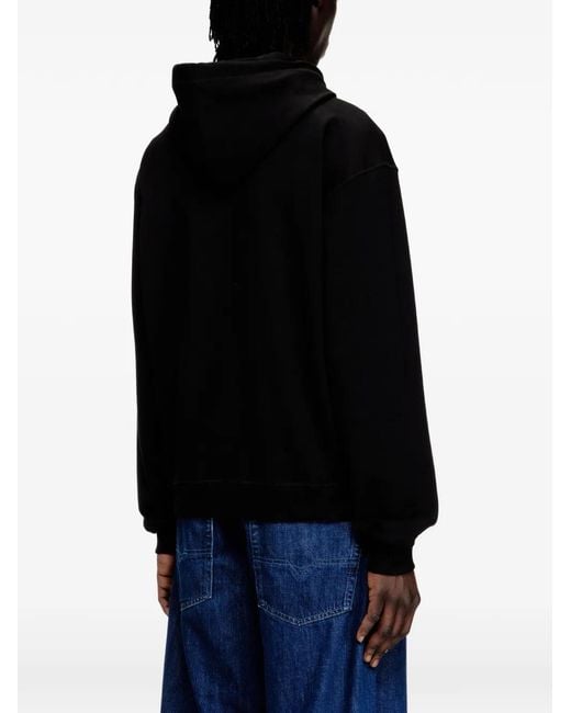 DIESEL Black Sv-S-Norm-Hood-Cher Sweatshirt
