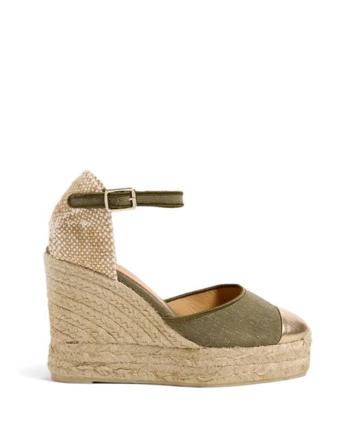 Castaner Caya Metallic-Toe Espadrilles