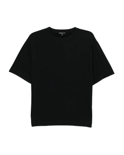 James Perse Black Heavy-Luxe T-Shirt