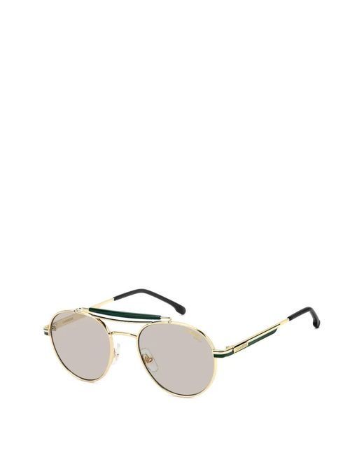 Carrera Metallic Pilot-Frame Double-Bridge Sunglasses for men