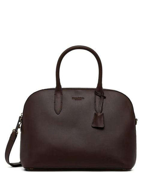 Marc O' Polo Black Logo-Detail Tote Bag