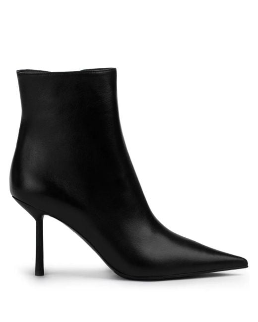 Le Silla Black 105Mm Zip Boots