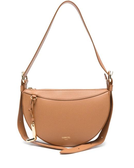 Lancel レザーショルダーバッグ Brown