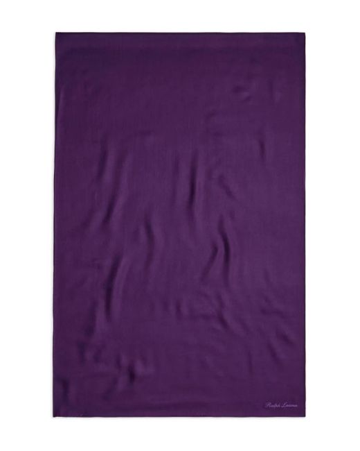 Ralph Lauren カシミア&パシュミナ スカーフ Purple