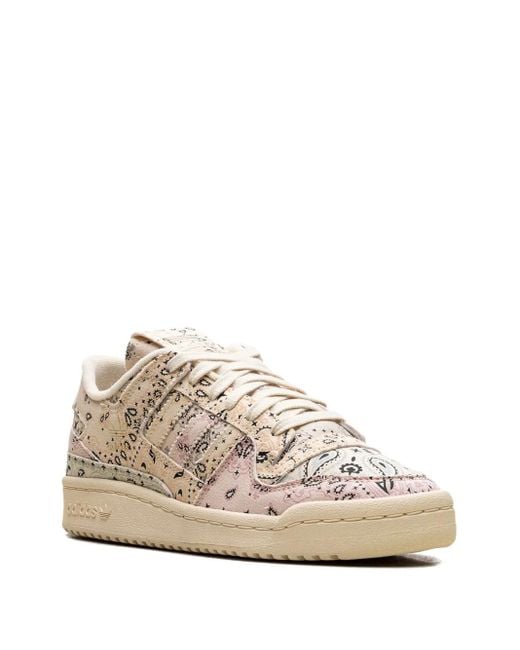 Adidas Natural Forum 84 Low Cl Patterned Sneakers