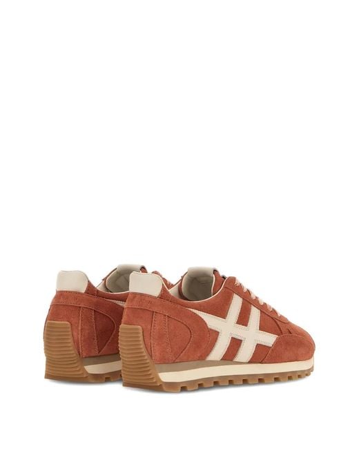 Hogan Brown H671 86Er Lace-Up Fastening Sneakers