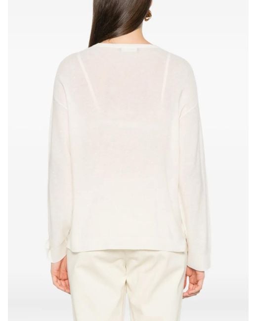 Fabiana Filippi White Wool Blend Tops