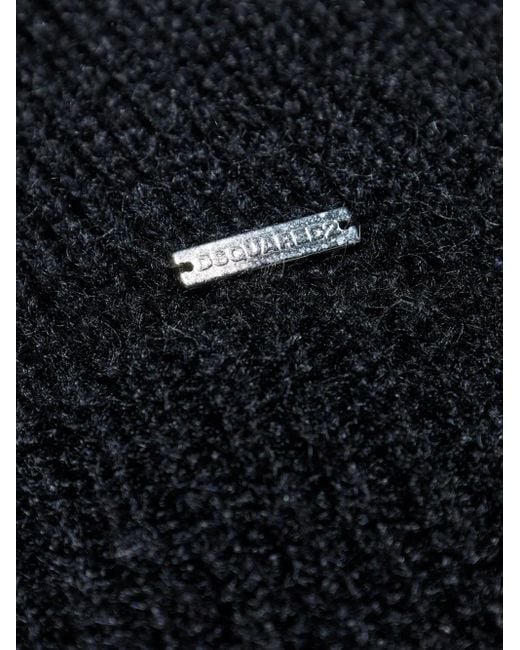 DSquared² Black Crew-Neck Sweater for men