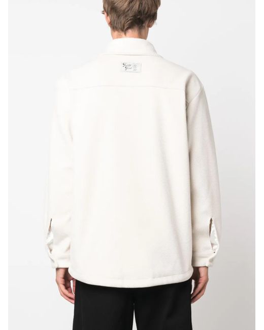 FAMILY FIRST White French-Terry Flap-Pocket Shirt for men