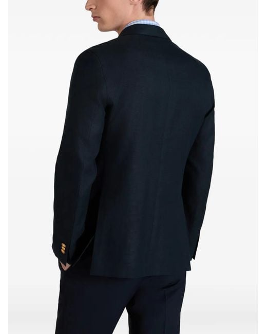 Slowear Blue Double-Breasted Blazer for men