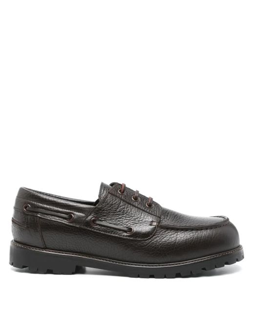 Studio Nicholson Black Guston Boat Shoes for men