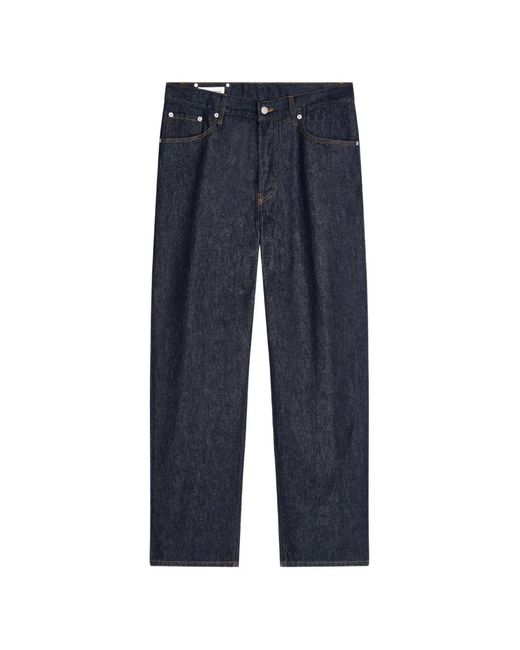 Dries Van Noten Blue Button-Fastening Jeans for men