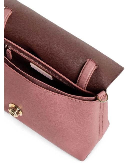 Coccinelle Pink Medium Nikla Leather Tote Bag