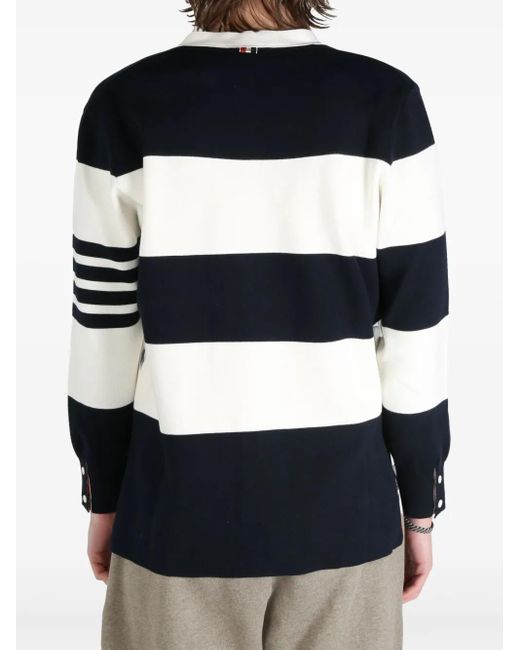 Thom Browne Gestreept Vest in het Black voor heren