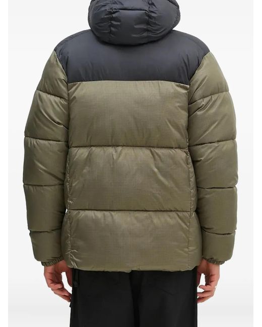 Columbia Green Hooded Puffer Jacket for men