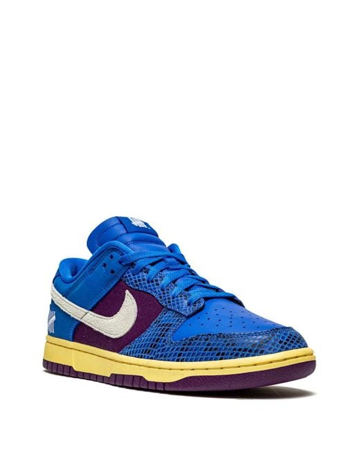 Nike Blue X Undefeated Dunk Low Sp "Undefeated Dunk Vs. Af1" Sneakers