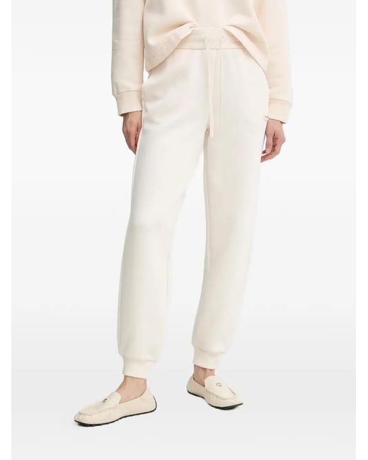 ARMANI EXCHANGE White Logo-Patch Trousers