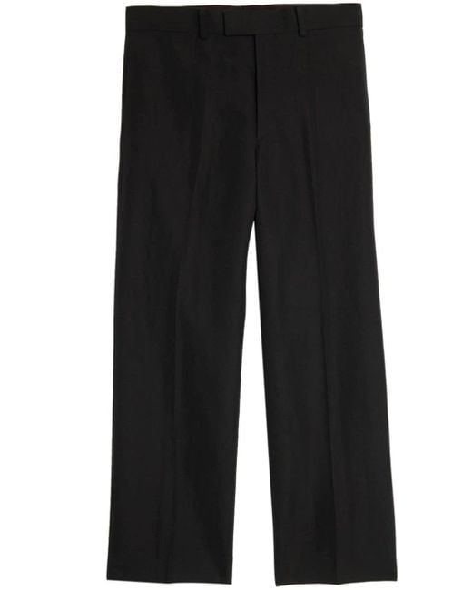 Pantalon chino Hard Twist Auralee pour homme en coloris Black