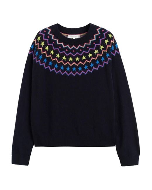 Chinti & Parker Blue Wool Blend Sweater