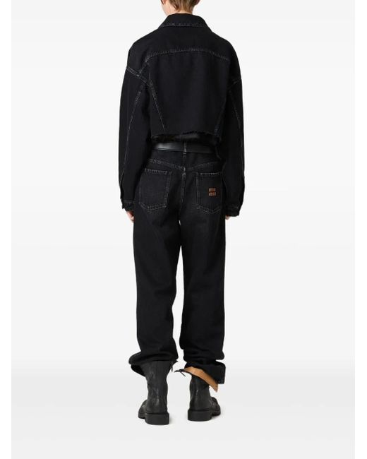 Miu Miu Black Denim Jacket
