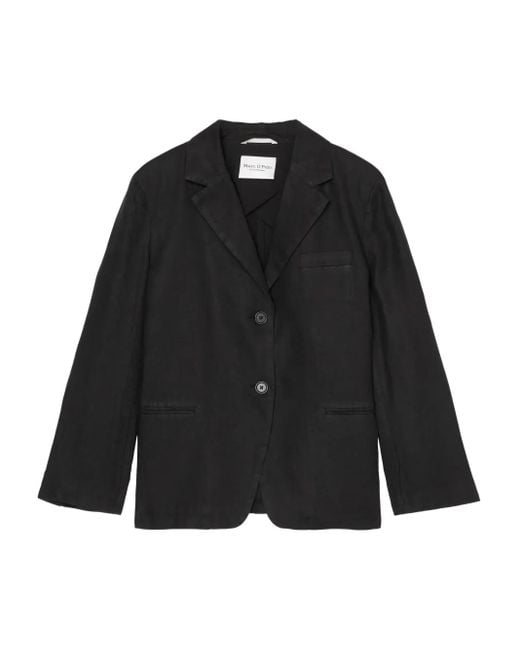 Marc O' Polo Black Sakko Aus Leinen