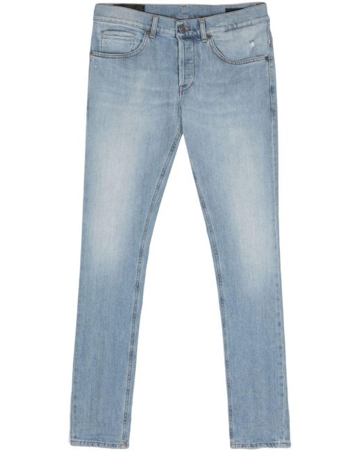 Dondup Halbhohe George Skinny-Jeans in Blue für Herren