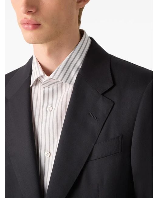 Zegna Black Trofeo 120Mila Wool Suit for men