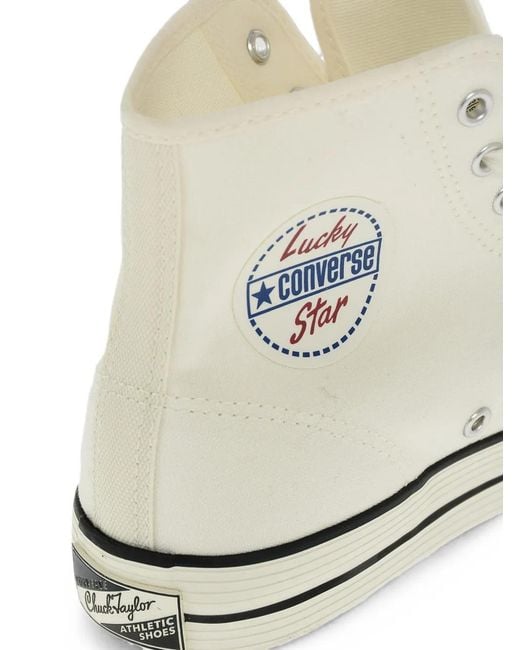 Converse White Lucky Star Chuck Taylor High-Top Sneakers