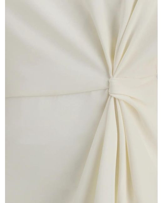 Valentino Garavani White Asymmetric One-Shoulder Top
