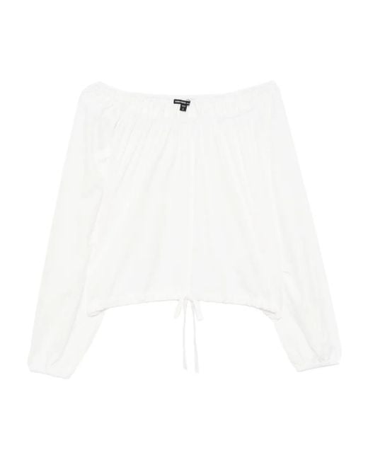 Top A Maniche Lunghe di James Perse in White