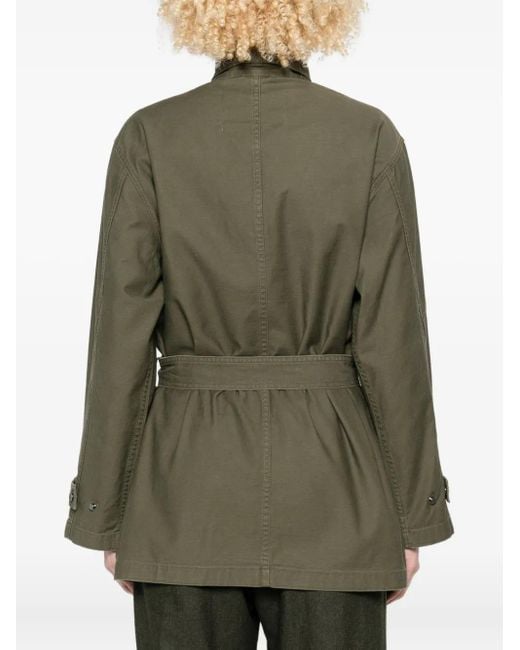Trench À Taille Ceinturée Closed en coloris Green