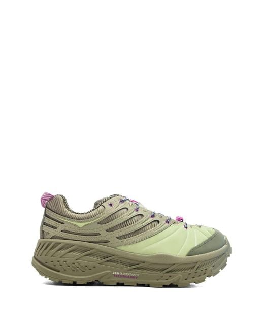 Hoka One One Green Elite Terrain System Stinson Sneakers for men