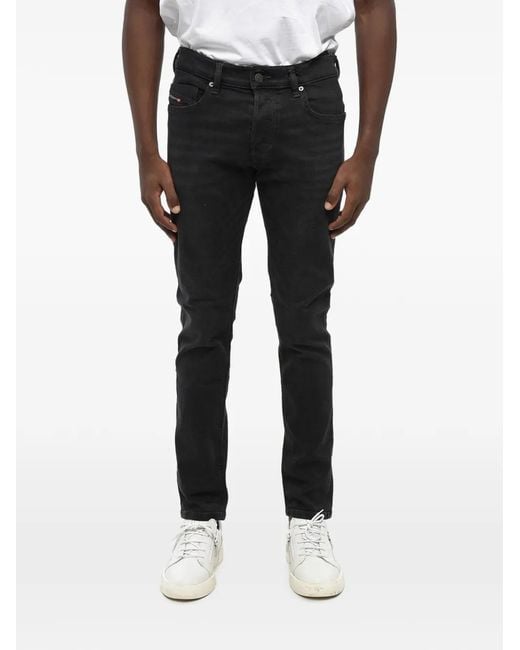 DIESEL Black Tepphar Skinny-Fit Jeans for men