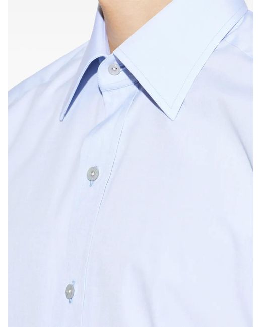 Tom Ford Blue Buttoned Shirt for men