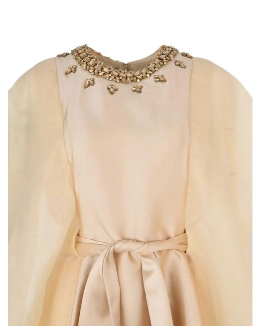 Baruni White Almas Tie Maxi Dress