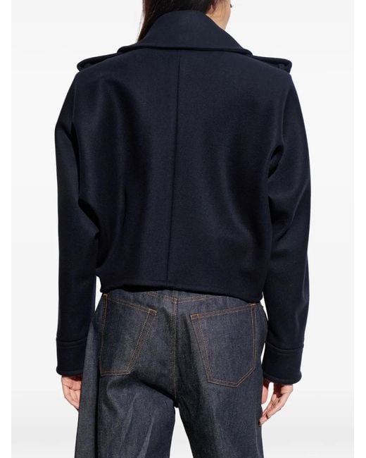 Givenchy Blue Tone Button Wool Jacket